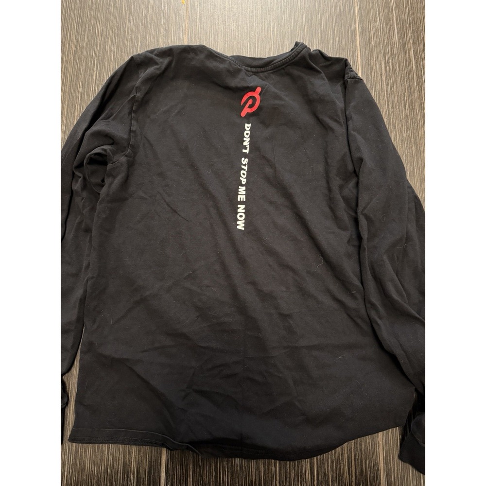 Peloton Queen Sz S Dont Stop Me Now Long Sleeve Tee Shirt Collab Spin Bike - Picture 6 of 6